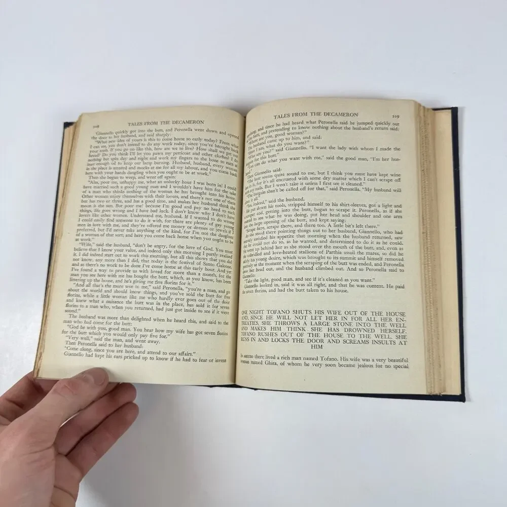 Tales From The Decameron Translated by Richard Aldington 1930 Vintage Book